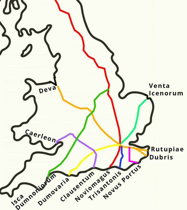 Roman roads in Britain